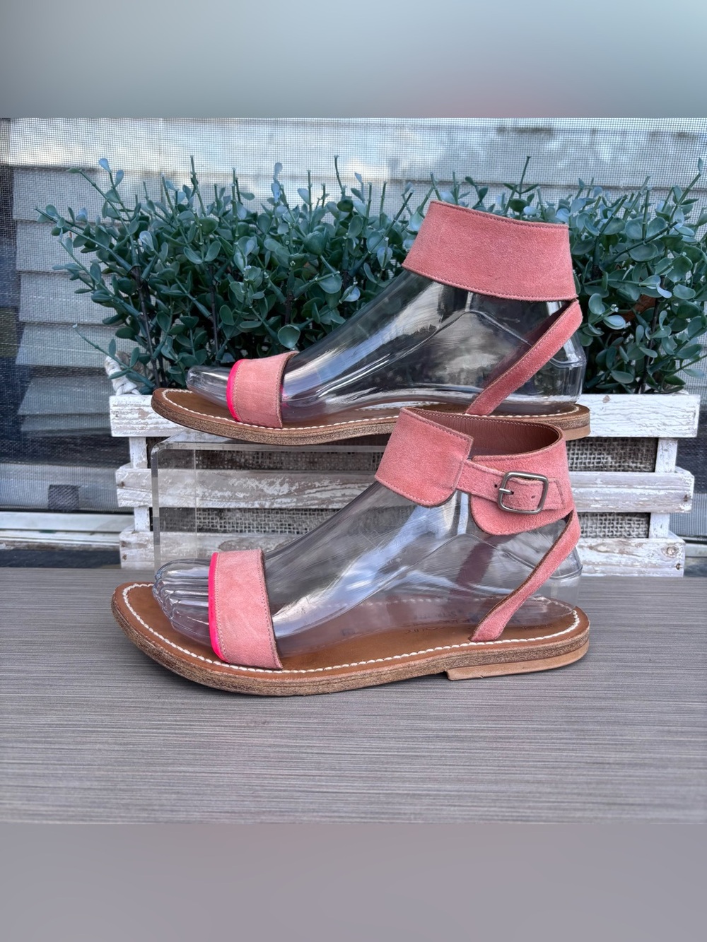 K Jacques Saratoga Sandals Womens size 7